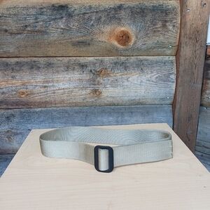 Raine Duty Web Belt Sand Military Uniform Tactical Nylon Size Medium